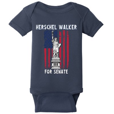 Herschel Walker For Senate 12 Baby Bodysuit