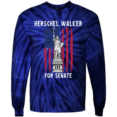 Herschel Walker For Senate 12 Tie-Dye Long Sleeve Shirt