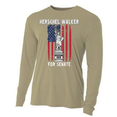 Herschel Walker For Senate 12 Cooling Performance Long Sleeve Crew