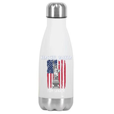 Herschel Walker For Senate 12 Stainless Steel Insulated Water Bottle