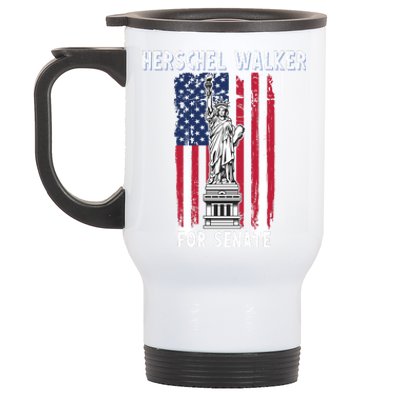 Herschel Walker For Senate 12 Stainless Steel Travel Mug