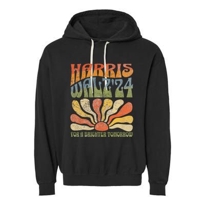 Harris Waltz For A Brighter Tomorrow Kamala Harris Waltz Garment-Dyed Fleece Hoodie