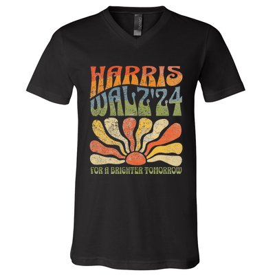 Harris Waltz For A Brighter Tomorrow Kamala Harris Waltz V-Neck T-Shirt