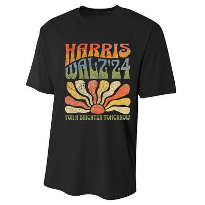 Harris Waltz For A Brighter Tomorrow Kamala Harris Waltz Performance Sprint T-Shirt