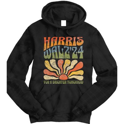 Harris Waltz For A Brighter Tomorrow Kamala Harris Waltz Tie Dye Hoodie