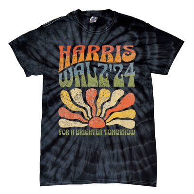 Harris Waltz For A Brighter Tomorrow Kamala Harris Waltz Tie-Dye T-Shirt