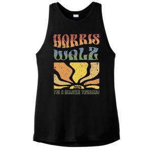 Harris Waltz For A Brighter Tomorrow Kamala Harris Waltz Ladies PosiCharge Tri-Blend Wicking Tank