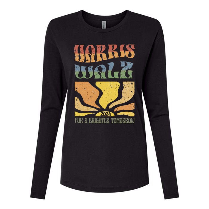 Harris Waltz For A Brighter Tomorrow Kamala Harris Waltz Womens Cotton Relaxed Long Sleeve T-Shirt