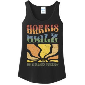 Harris Waltz For A Brighter Tomorrow Kamala Harris Waltz Ladies Essential Tank