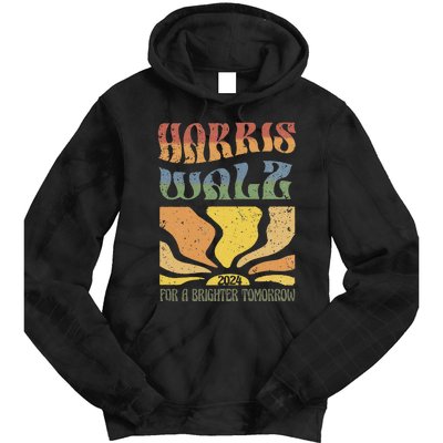 Harris Waltz For A Brighter Tomorrow Kamala Harris Waltz Tie Dye Hoodie