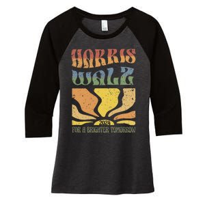 Harris Waltz For A Brighter Tomorrow Kamala Harris Waltz Women's Tri-Blend 3/4-Sleeve Raglan Shirt