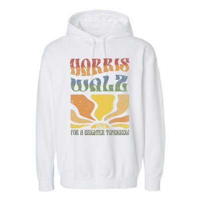 Harris Waltz For A Brighter Tomorrow Kamala Harris Waltz Garment-Dyed Fleece Hoodie