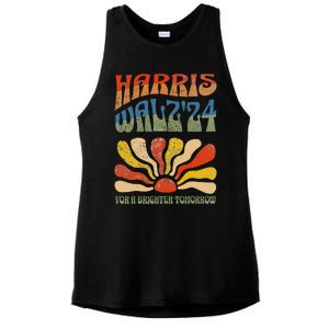 Harris Waltz For A Brighter Tomorrow Kamala Harris Waltz Ladies PosiCharge Tri-Blend Wicking Tank