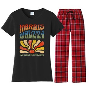 Harris Waltz For A Brighter Tomorrow Kamala Harris Waltz Women's Flannel Pajama Set