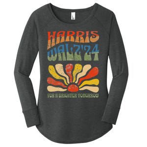 Harris Waltz For A Brighter Tomorrow Kamala Harris Waltz Women's Perfect Tri Tunic Long Sleeve Shirt