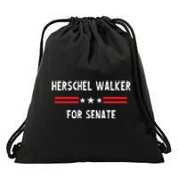 Herschel Walker For Senate Drawstring Bag