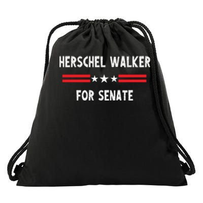 Herschel Walker For Senate Drawstring Bag