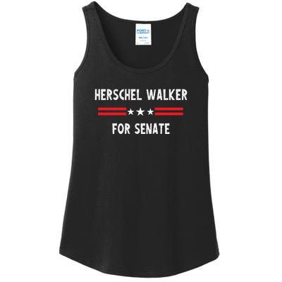 Herschel Walker For Senate Ladies Essential Tank