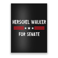 Herschel Walker For Senate Poster