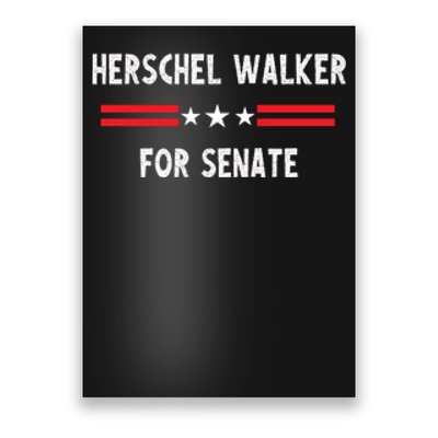 Herschel Walker For Senate Poster