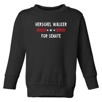 Herschel Walker For Senate Toddler Sweatshirt