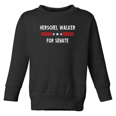 Herschel Walker For Senate Toddler Sweatshirt