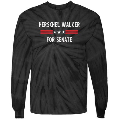 Herschel Walker For Senate Tie-Dye Long Sleeve Shirt