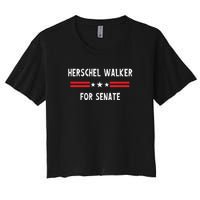 Herschel Walker For Senate Women's Crop Top Tee