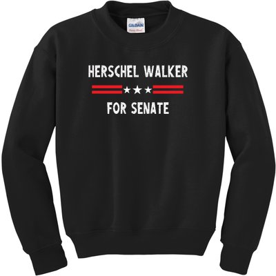 Herschel Walker For Senate Kids Sweatshirt