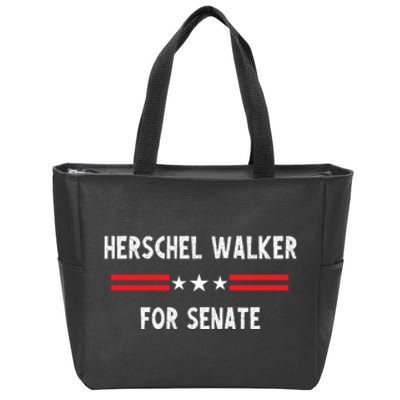 Herschel Walker For Senate Zip Tote Bag