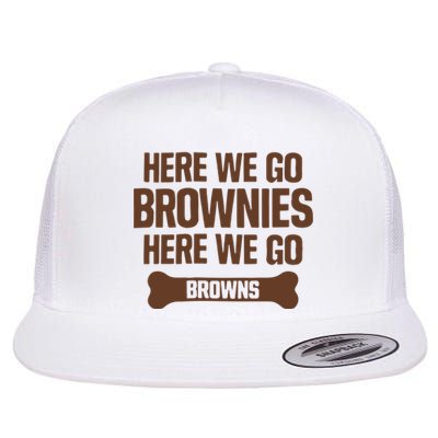 Here We Go Brownies Here We Go Browns Flat Bill Trucker Hat