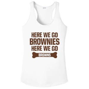 Here We Go Brownies Here We Go Browns Ladies PosiCharge Competitor Racerback Tank