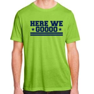 Here We Go Dallas Football Adult ChromaSoft Performance T-Shirt