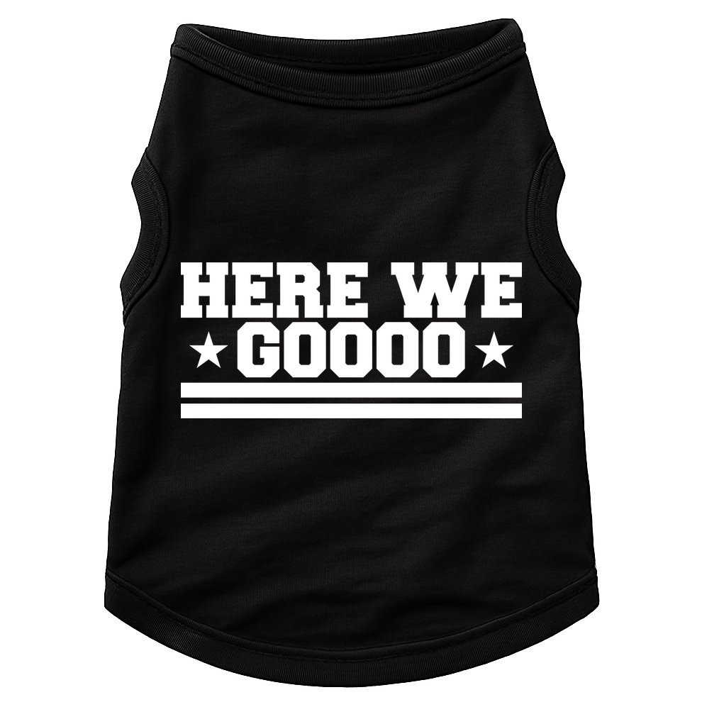 Here We Go Dallas Football Doggie Tank