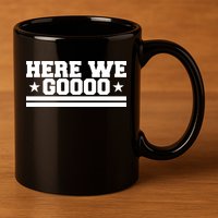 Here We Go Dallas Football 11oz C Handle Ceramic Mug