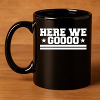 Here We Go Dallas Football 11oz C Handle Ceramic Mug