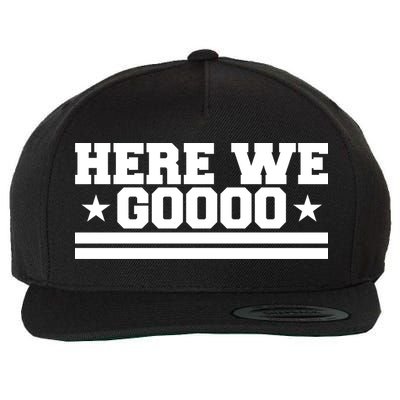 Here We Go Dallas Football Wool Snapback Cap