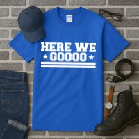 Here We Go Dallas Football Tall T-Shirt