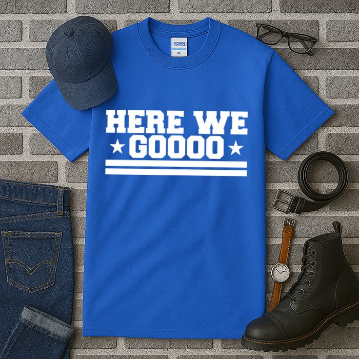Here We Go Dallas Football Tall T-Shirt