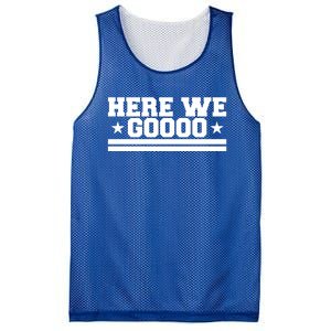 Here We Go Dallas Football Mesh Reversible Basketball Jersey Tank