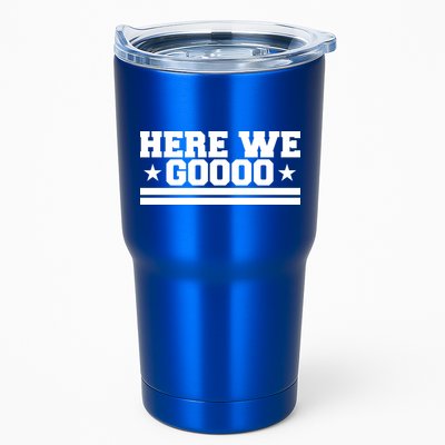 Here We Go Dallas Football Tumbler