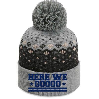 Here We Go Dallas Football Fan The Baniff Cuffed Pom Beanie