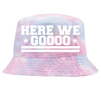 Here We Go Dallas Football Fan Tie-Dyed Bucket Hat