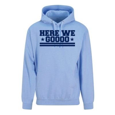 Here We Go Dallas Football Fan Unisex Surf Hoodie