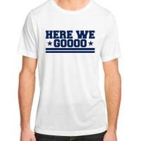 Here We Go Dallas Football Fan Adult ChromaSoft Performance T-Shirt