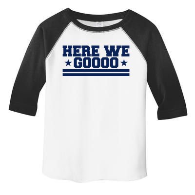 Here We Go Dallas Football Fan Toddler Fine Jersey T-Shirt