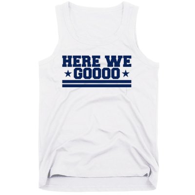 Here We Go Dallas Football Fan Tank Top