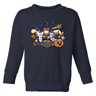 Halloween Witch Gnomes Toddler Sweatshirt