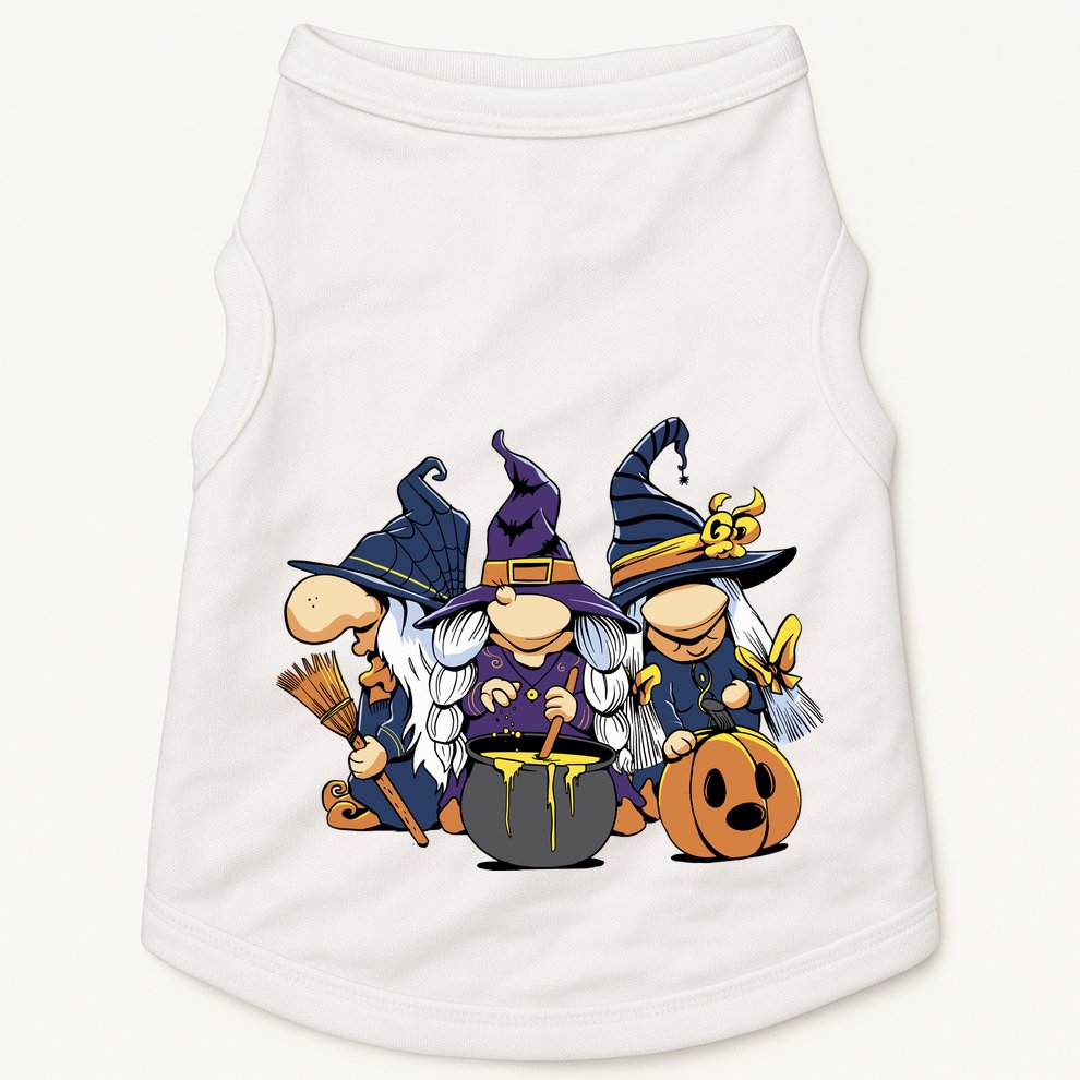 Halloween Witch Gnomes Doggie Tank