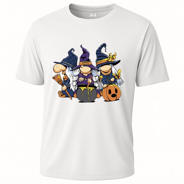 Halloween Witch Gnomes Cooling Performance Crew T-Shirt